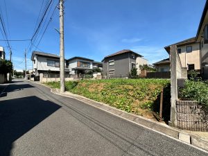 【建築条件なし売地】松戸市三矢小台1丁目　3380万円～